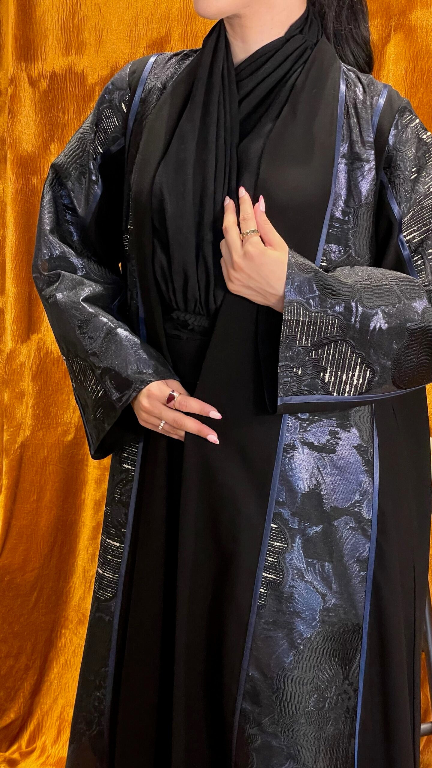 A line Flared Abaya