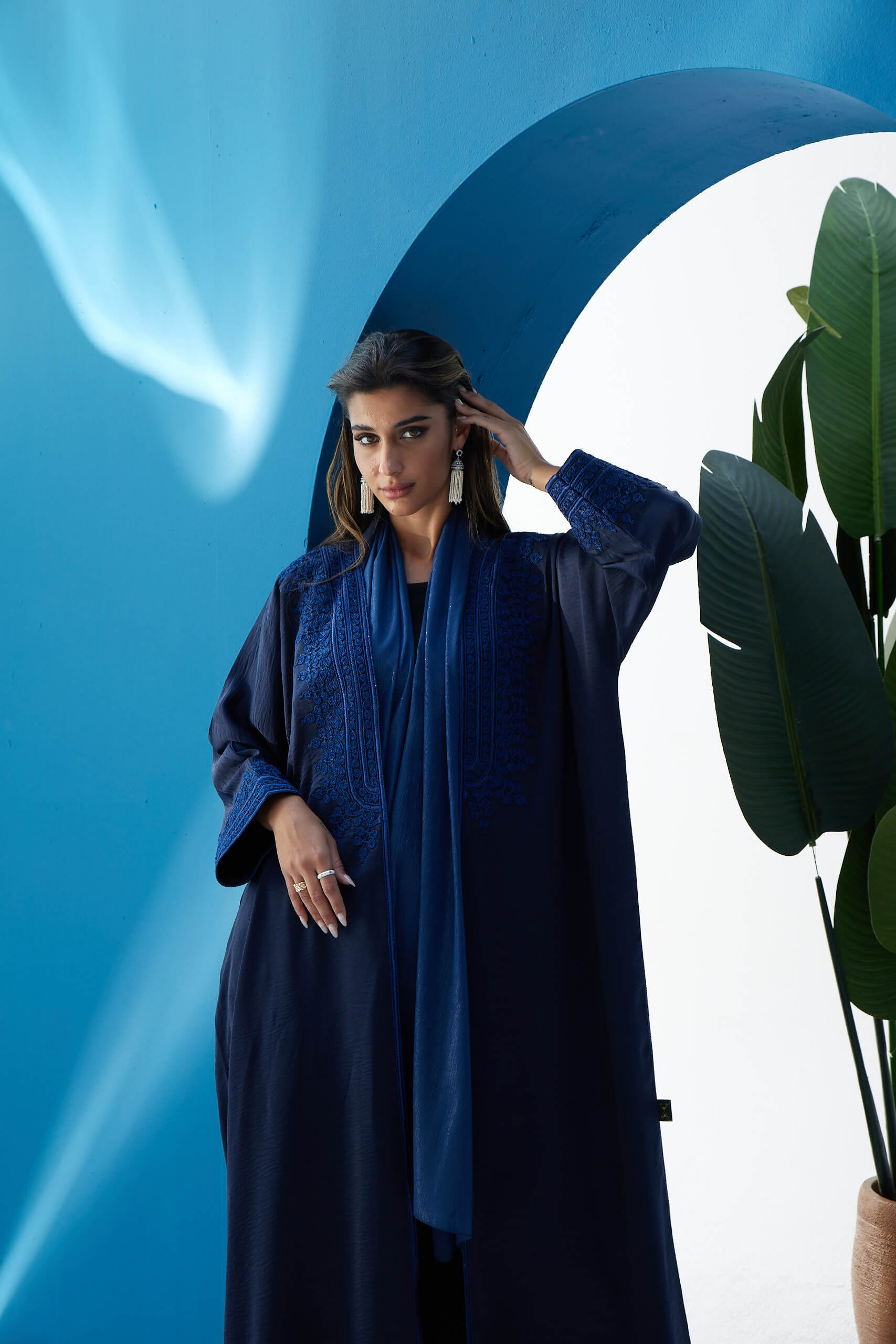 Blue Abaya