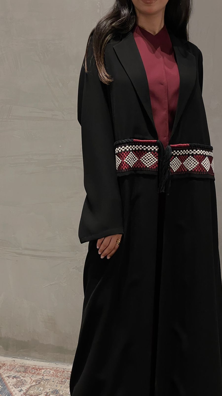 Sadu Embroidered Abaya