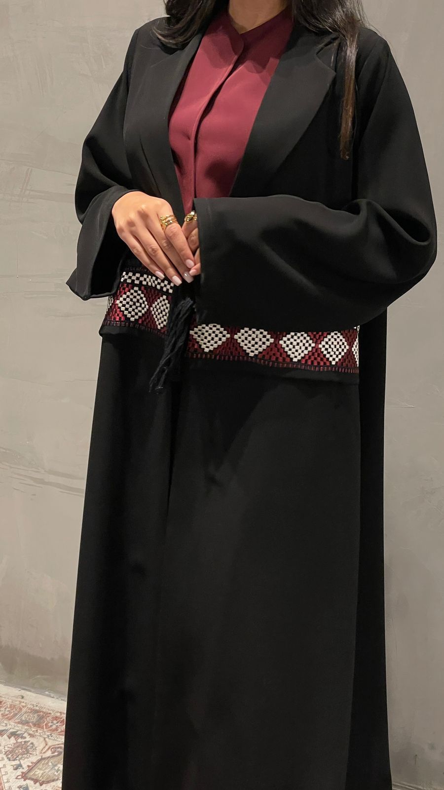 Sadu Embroidered Abaya