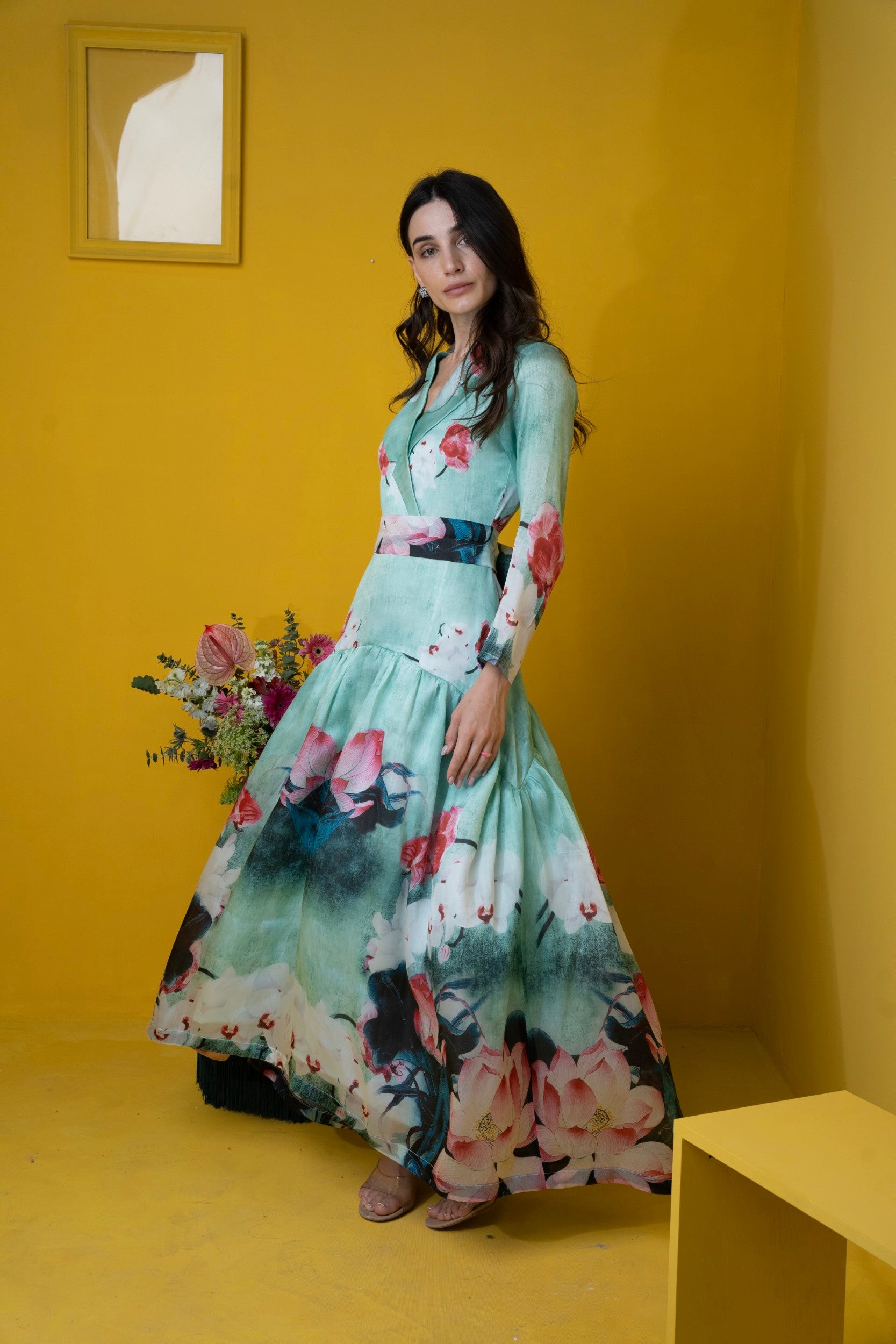 Floral Organza Dress