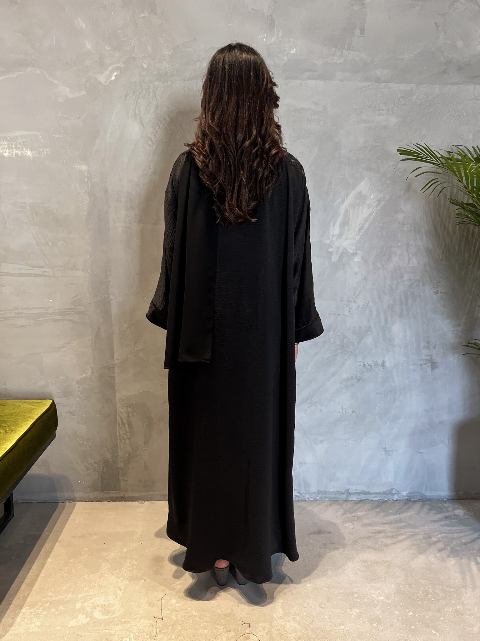 Leather Abaya