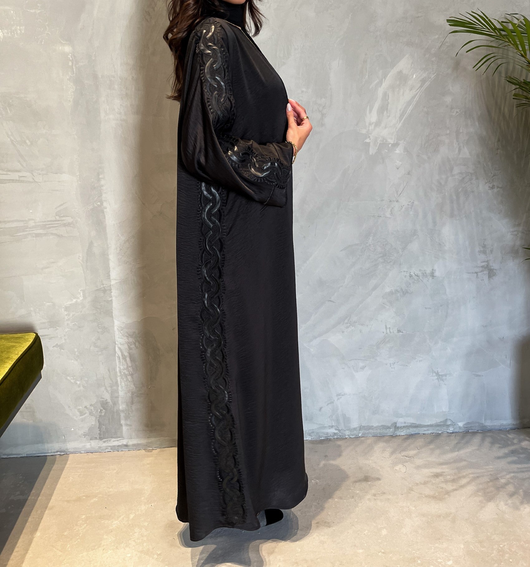 Leather Abaya