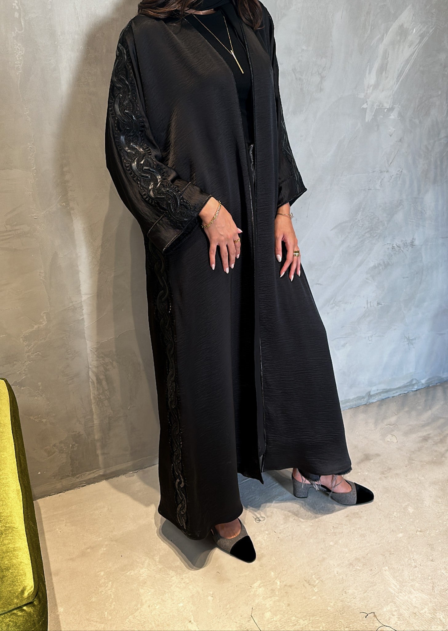 Leather Abaya