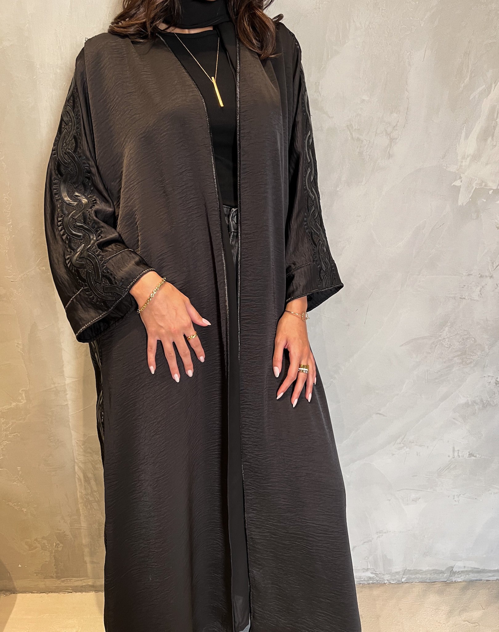 Leather Abaya