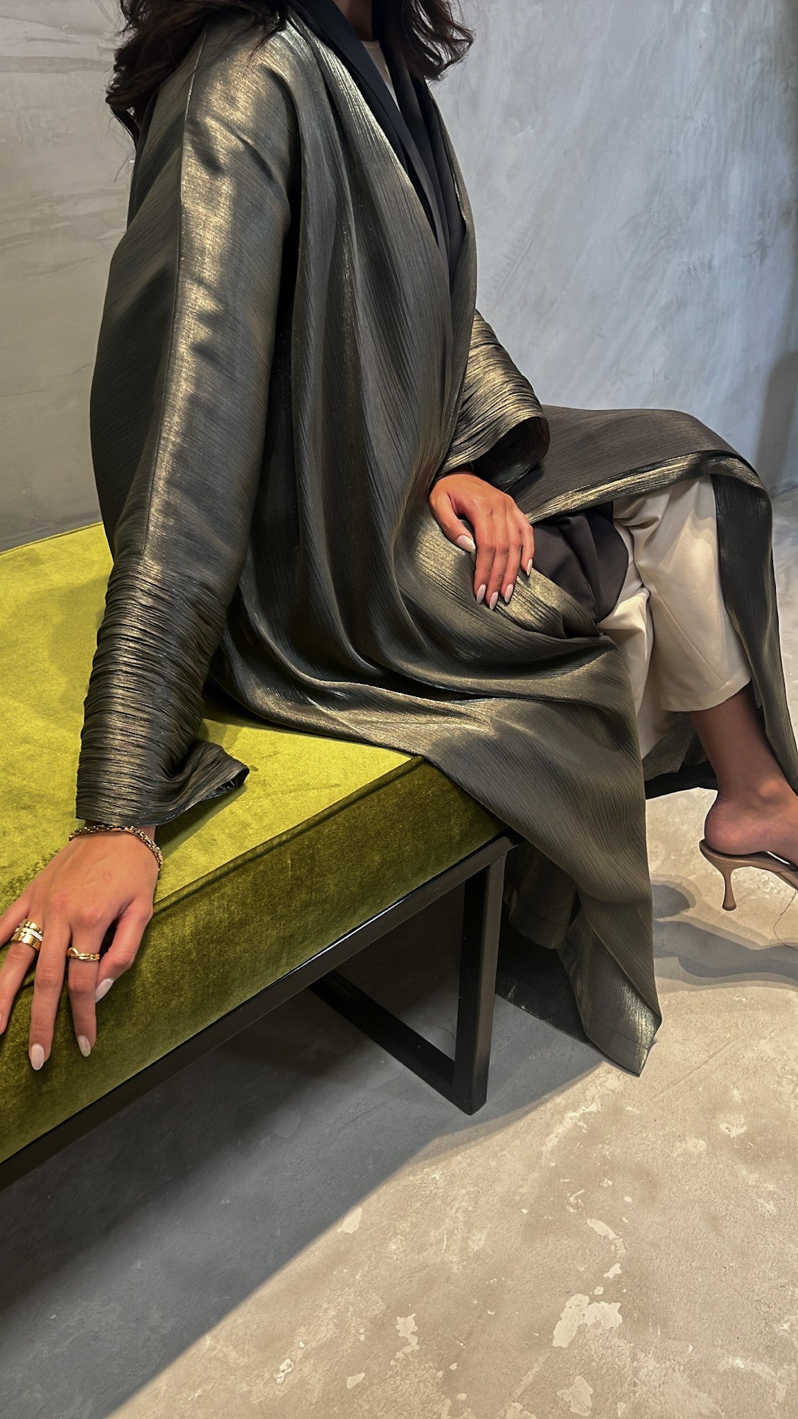 Metallic Abaya