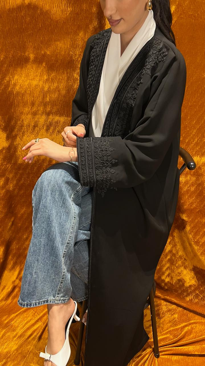 Bisht cut abaya