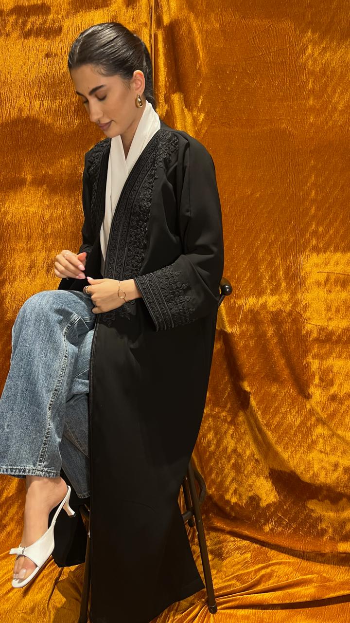 Bisht cut abaya