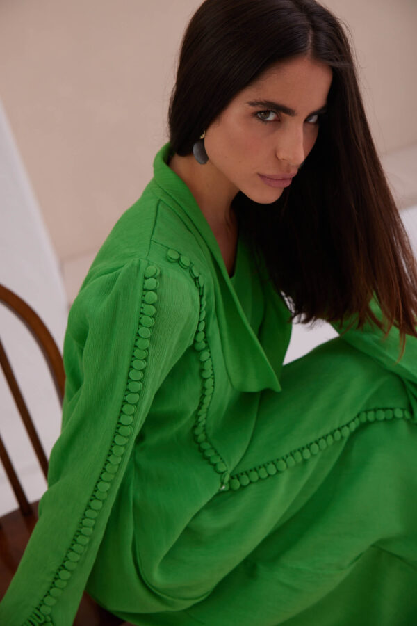 Green dress - Available in purple (All sizes) and orange color (small ) only.